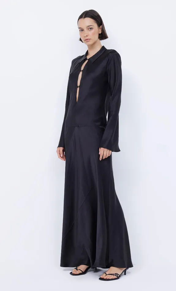 Bec Bridge Maxi Dresses Women ORLA LONG SLEEVE MAXI DRESS 8211 BLACK
