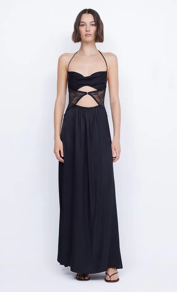 Bec Bridge Maxi Dresses Women SANTAL HALTER MAXI DRESS 8211 BLACK