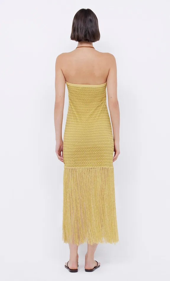 Bec Bridge Midi Dresses Women CALISTA STRAPLESS DRESS 8211 CITRUS