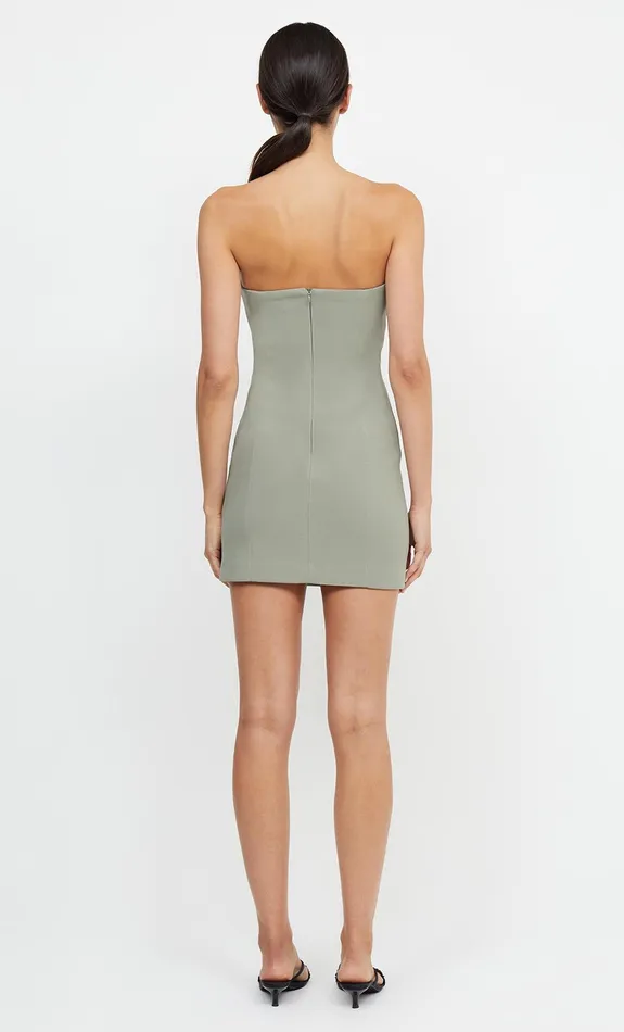 Bec Bridge Mini Dresses Women KARINA STRAPLESS SPLIT MINI DRESS 8211 SAGE