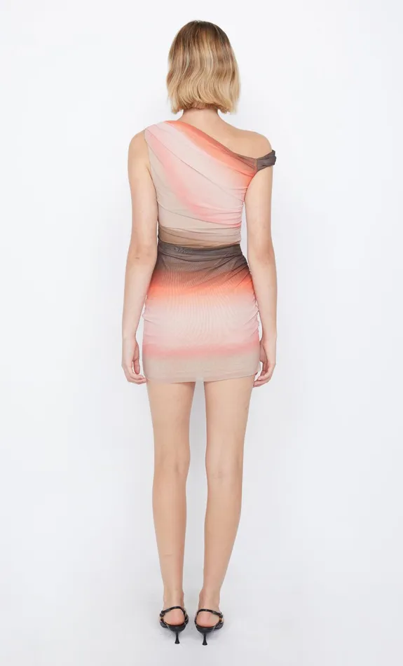 Bec Bridge Mini Dresses Women LOUNA MINI DRESS 8211 CHOCPINK OMBRE