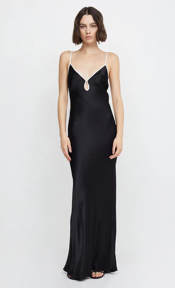 Bec Bridge Prom Dresses Women CEDAR CITY MAXI DRESS 8211 BLACKIVORY