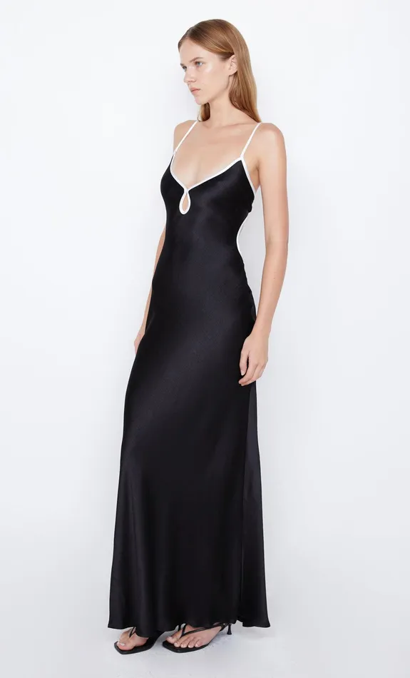 Bec Bridge Prom Dresses Women CEDAR CITY MAXI DRESS 8211 BLACKIVORY
