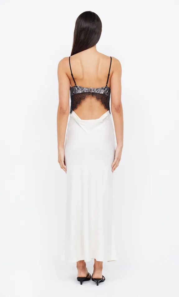 Bec Bridge Prom Dresses Women EMERY LACE MAXI DRESS 8211 IVORYBLACK