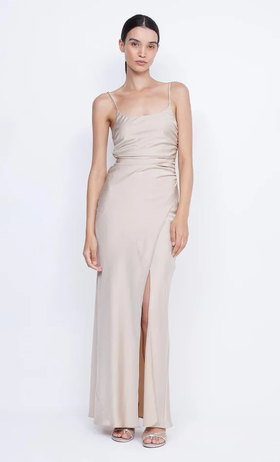 Bec Bridge Prom Dresses Women ETERNITY SCOOP MAXI DRESS 8211 SAND