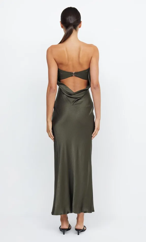 Bec Bridge Prom Dresses Women MOON DANCE STRAPLESS DRESS 8211 DARK WILLOW