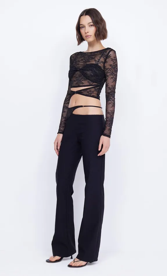 Bec Bridge Shorts Pants Women LAURE ASYM PANT 8211 BLACK