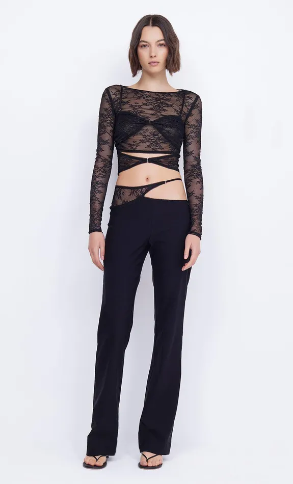 Bec Bridge Shorts Pants Women LAURE ASYM PANT 8211 BLACK