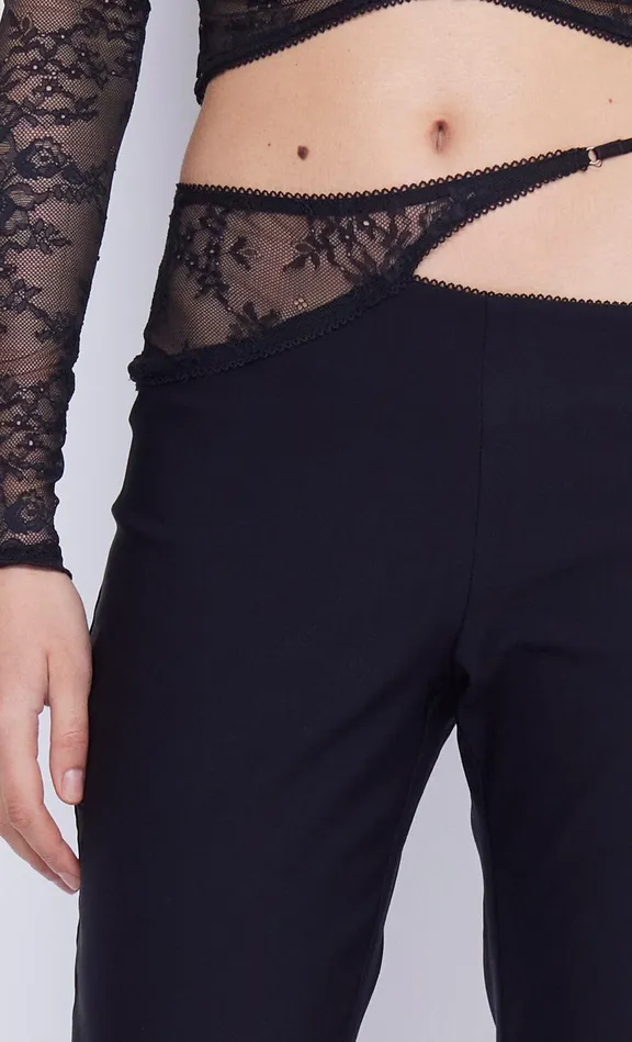 Bec Bridge Shorts Pants Women LAURE ASYM PANT 8211 BLACK