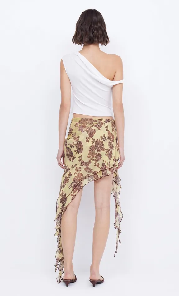 Bec Bridge Skirts Women MALIBU BAY FRILL SKIRT 8211 CITRUS PLUM FLORAL
