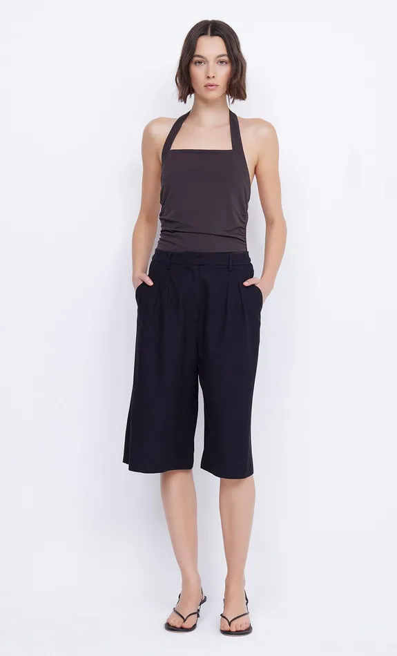 Bec Bridge Sleeveless Women BLANCHE HALTER TOP 8211 ESPRESSO