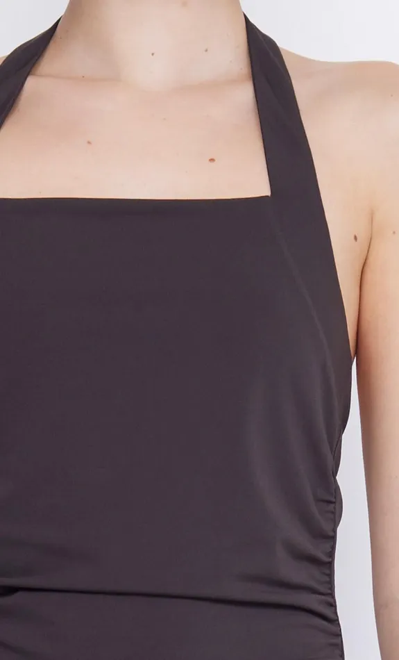 Bec Bridge Sleeveless Women BLANCHE HALTER TOP 8211 ESPRESSO