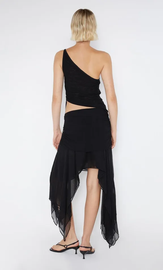 Bec Bridge Sleeveless Women ELIZETTE ASYM TANK 8211 BLACK