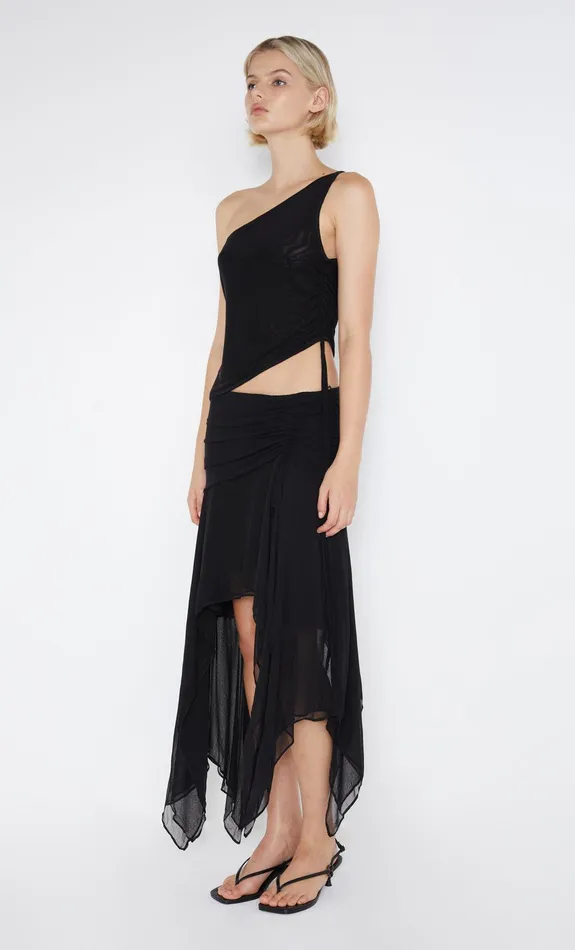 Bec Bridge Sleeveless Women ELIZETTE ASYM TANK 8211 BLACK