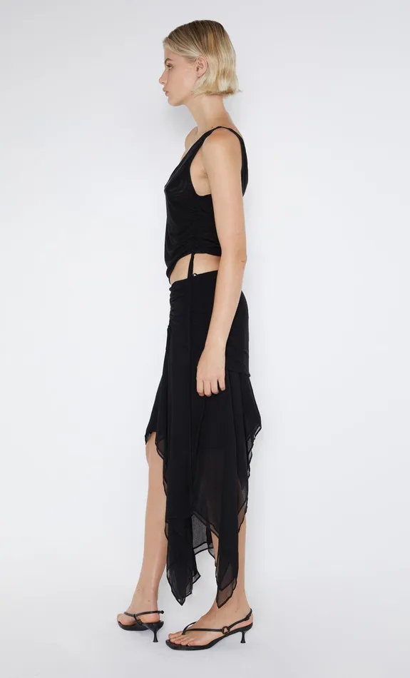 Bec Bridge Sleeveless Women ELIZETTE ASYM TANK 8211 BLACK