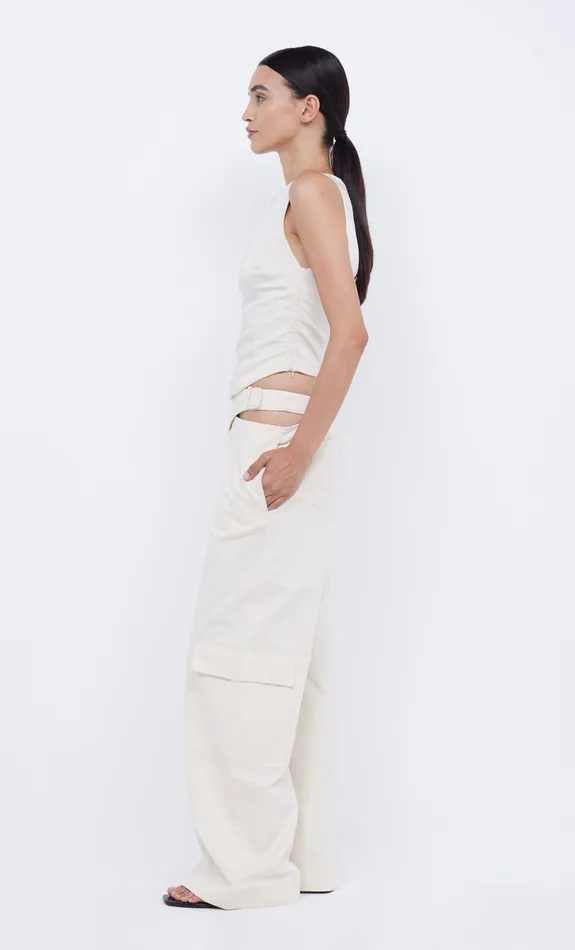 Bec Bridge Sleeveless Women JONES BOATNECK TOP 8211 VANILLA BEAN