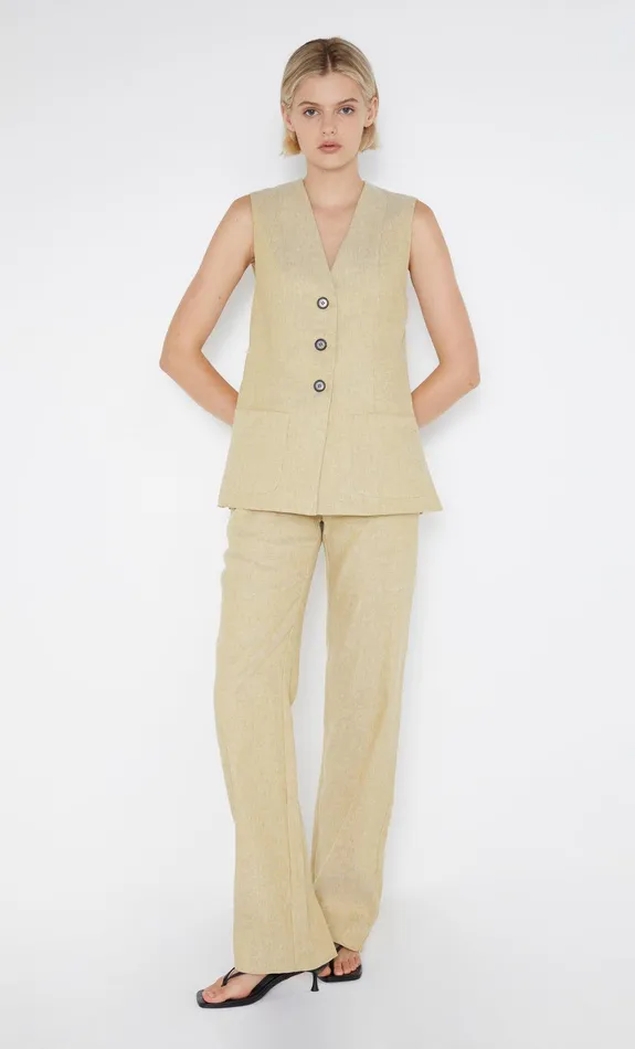 Bec Bridge Sleeveless Women NEVA VEST 8211 STRAW