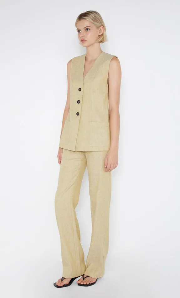 Bec Bridge Sleeveless Women NEVA VEST 8211 STRAW
