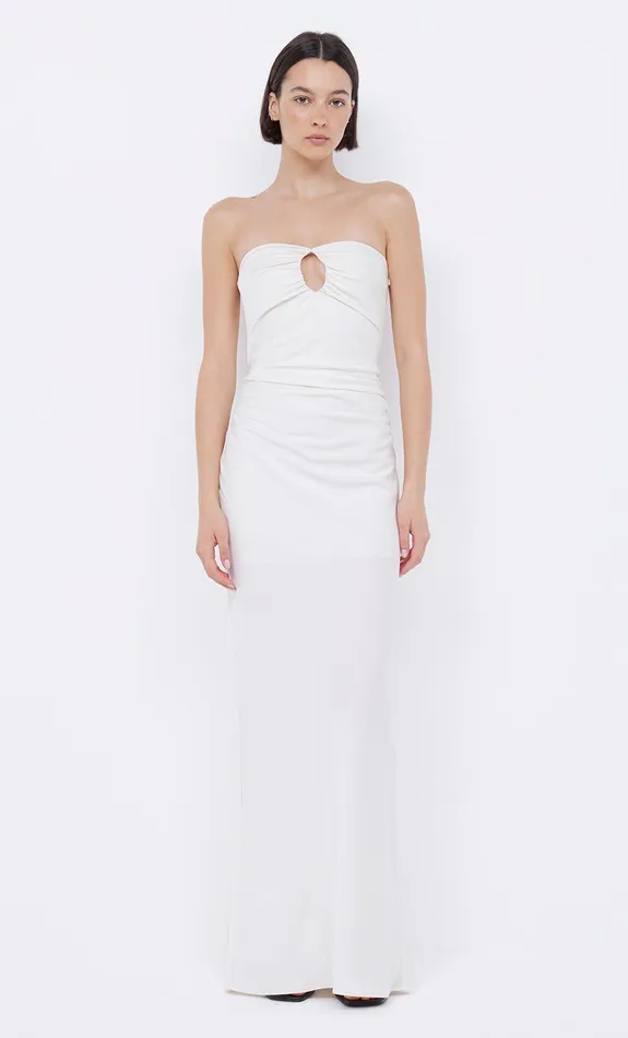 Bec Bridge Wedding Guest Women EMILIA STRAPLESS DRESS 8211 IVORY