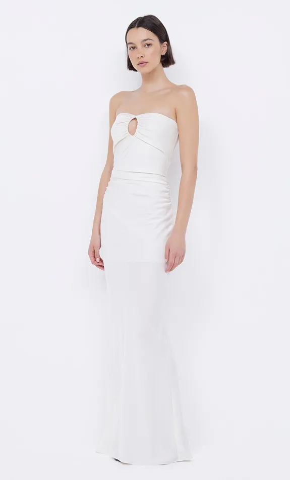 Bec Bridge Wedding Guest Women EMILIA STRAPLESS DRESS 8211 IVORY