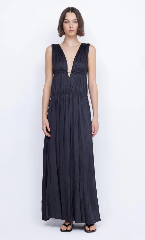 Bec Bridge Wedding Guest Women LOUANN MAXI DRESS 8211 BLACK