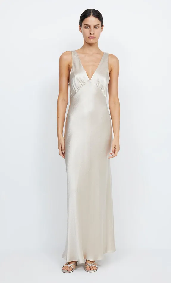 Bec Bridge Wedding Guest Women MOON DANCE VERONA DRESS 8211 SAND