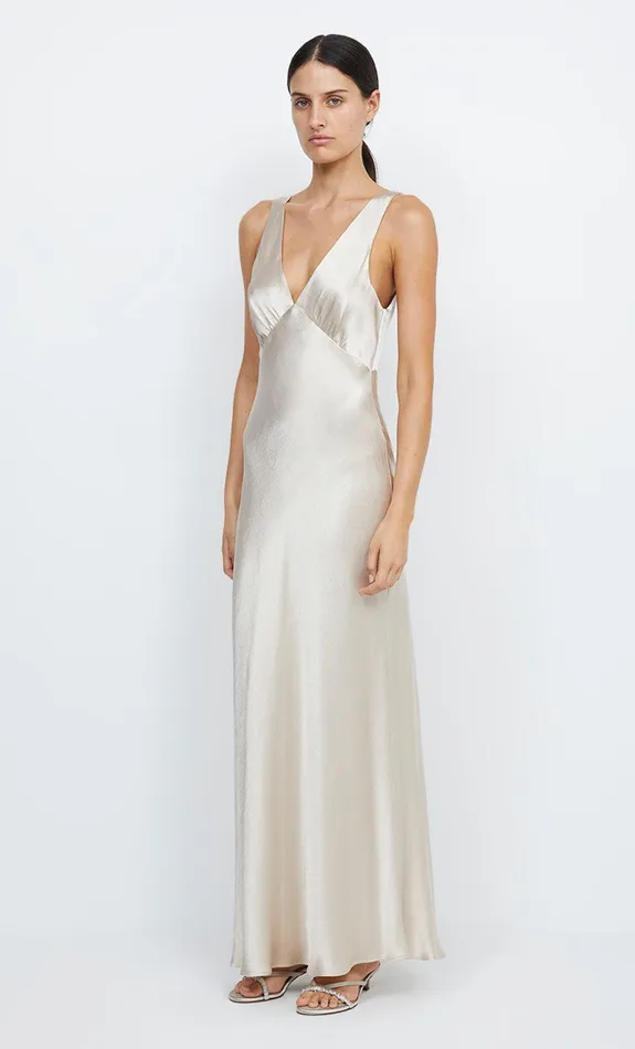 Bec Bridge Wedding Guest Women MOON DANCE VERONA DRESS 8211 SAND