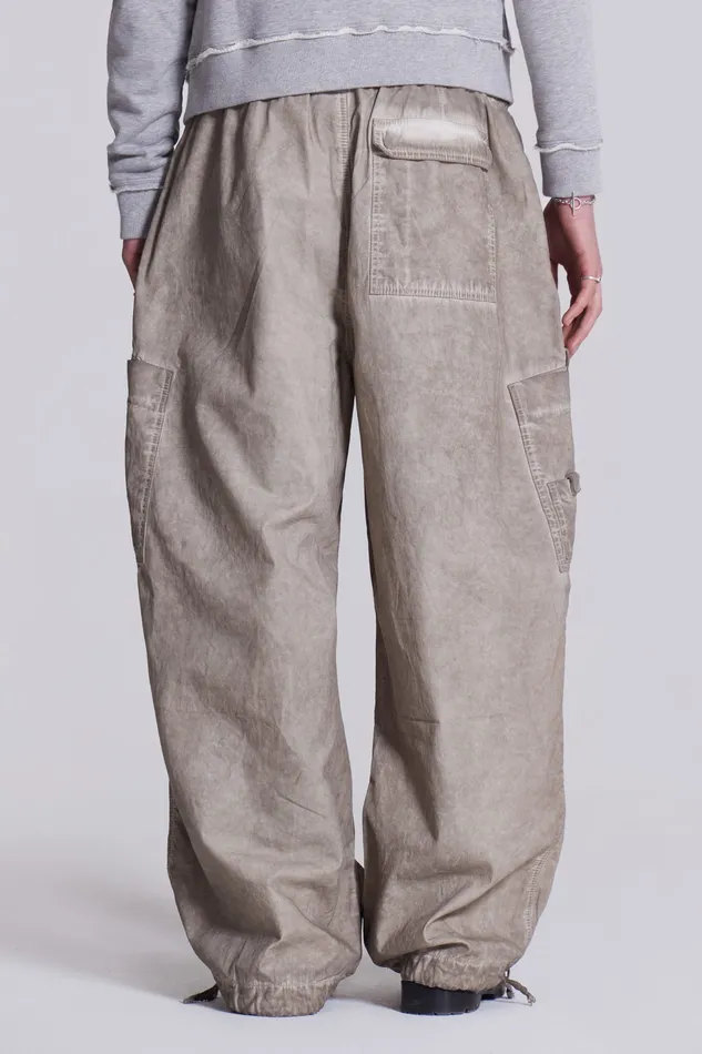 Bestsellers Men Jaded London Shop Stone Oil Wash Parachute Pants