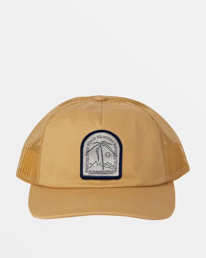 Billabong Beanies and Hats Lounge Trucker Hat Khaki 8211 Men