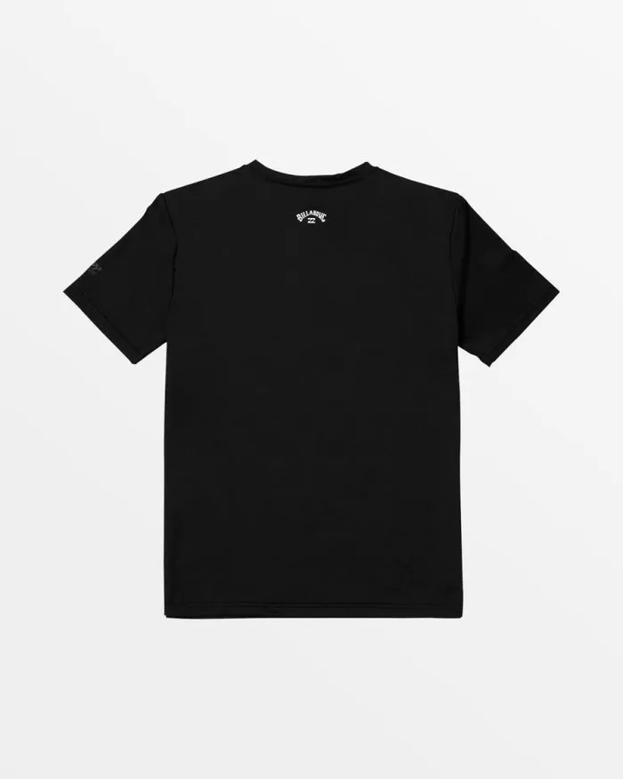 Billabong Boys039 Tops Boys All Day Wave Short Sleeve Shirt Black 8211 Men