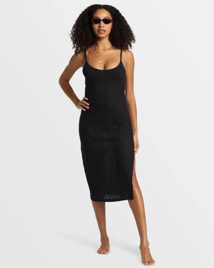 Billabong Cover Ups Day Dream Dress Black Pebble 8211 Women