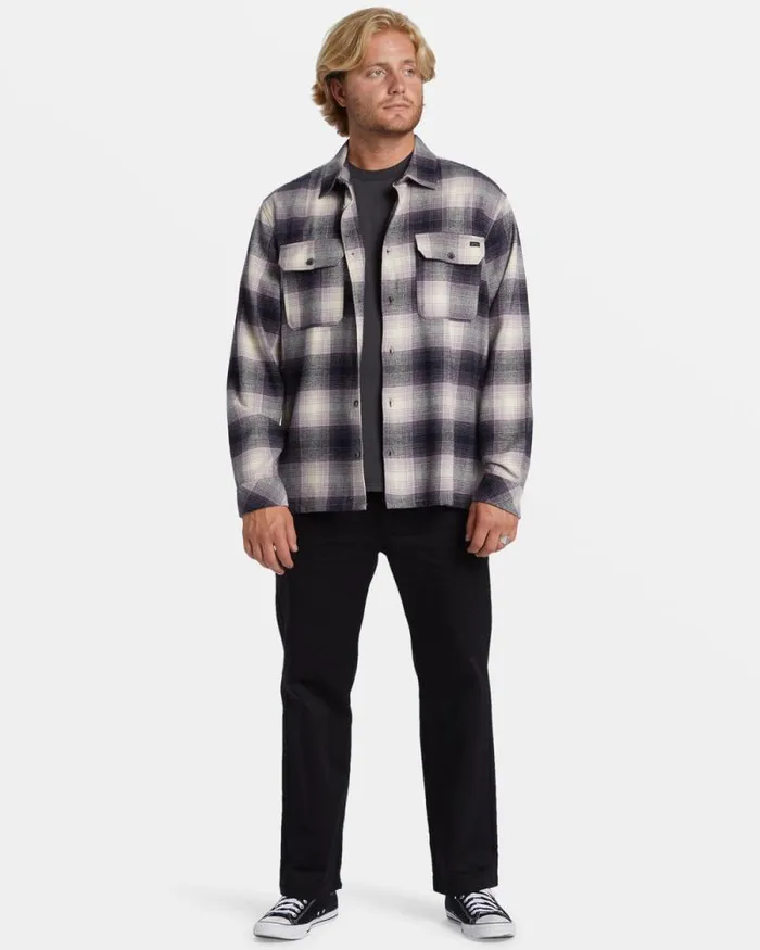 Billabong Flannels Offshore Long Sleeve Flannel Shirt Purple Ash 8211 Men Billabong Flannels Offshore Long Sleeve Flannel Shirt Purple Ash 8211 Men