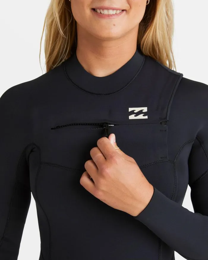 Billabong Fullsuits 32mm Synergy Natural Upcycler Chest Zip GBS Wetsuit Night Fall 8211 Women Billabong Fullsuits 32mm Synergy Natural Upcycler Chest Zip GBS Wetsuit Night Fall 8211 Women