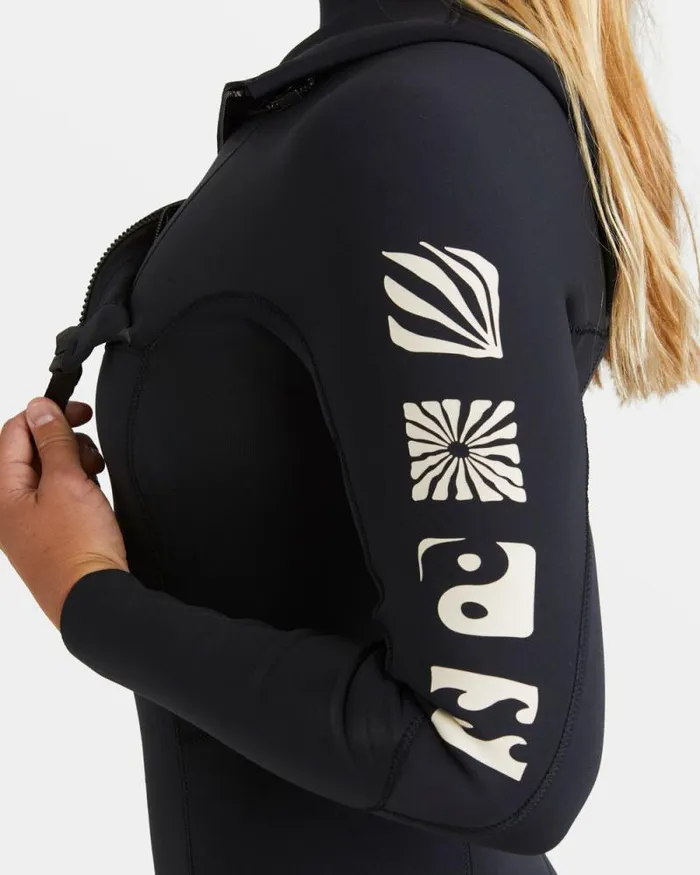 Billabong Fullsuits 32mm Synergy Natural Upcycler Chest Zip GBS Wetsuit Night Fall 8211 Women Billabong Fullsuits 32mm Synergy Natural Upcycler Chest Zip GBS Wetsuit Night Fall 8211 Women