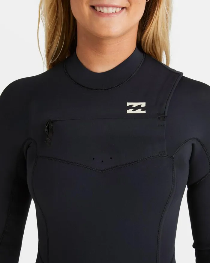 Billabong Fullsuits 32mm Synergy Natural Upcycler Chest Zip GBS Wetsuit Night Fall 8211 Women Billabong Fullsuits 32mm Synergy Natural Upcycler Chest Zip GBS Wetsuit Night Fall 8211 Women