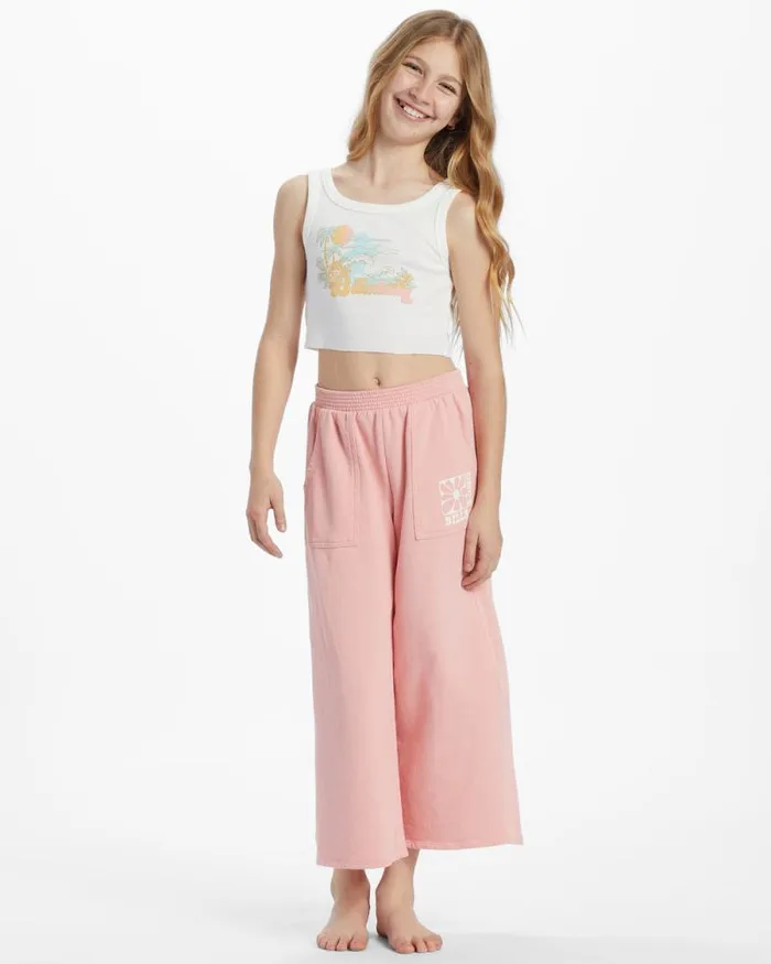 Billabong Girls039 Bottoms Girls Shoreline Pants Light Sorbet 8211 Women
