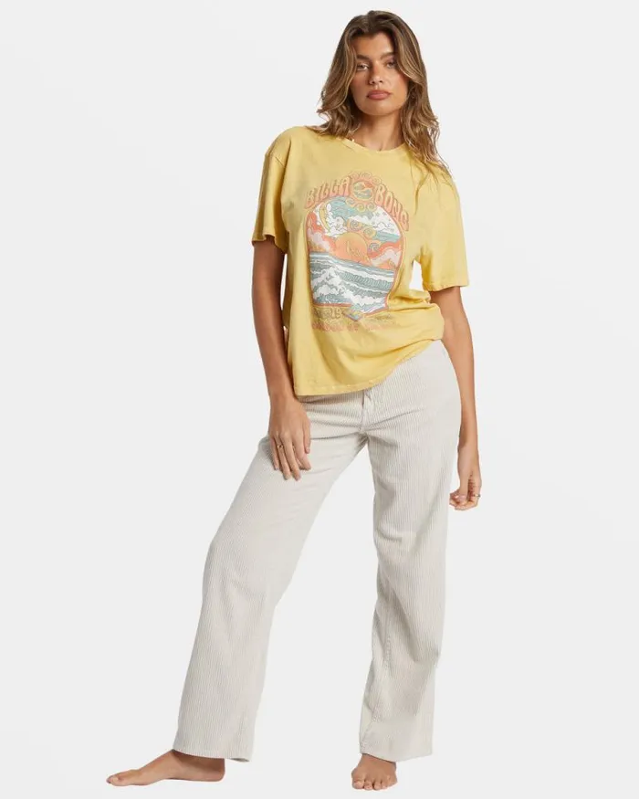 Billabong Graphic Tees and Tanks Season Of The Sol TShirt Mellow Daze 8211 Women Billabong Graphic Tees and Tanks Season Of The Sol TShirt Mellow Daze 8211 Women