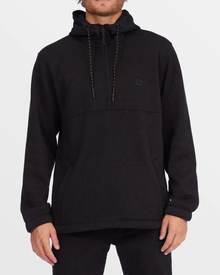 Billabong Hoodies and Fleece ADiv Boundary Hooded HalfZip Pullover Black Heather 8211 Men Billabong Hoodies and Fleece ADiv Boundary Hooded HalfZip Pullover Black Heather 8211 Men