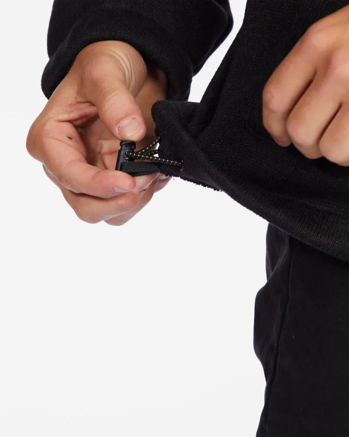 Billabong Hoodies and Fleece ADiv Boundary Hooded HalfZip Pullover Black Heather 8211 Men Billabong Hoodies and Fleece ADiv Boundary Hooded HalfZip Pullover Black Heather 8211 Men