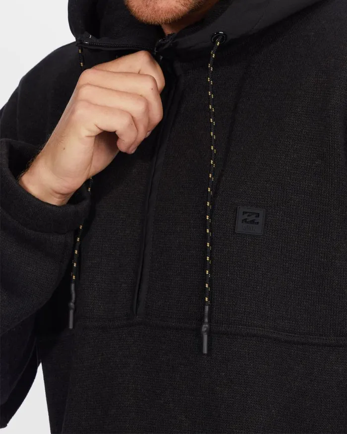 Billabong Hoodies and Fleece ADiv Boundary Hooded HalfZip Pullover Black Heather 8211 Men Billabong Hoodies and Fleece ADiv Boundary Hooded HalfZip Pullover Black Heather 8211 Men