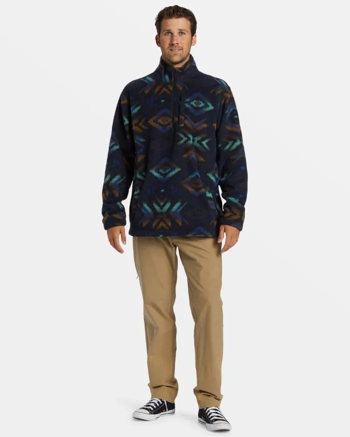 Billabong Hoodies and Fleece Boundary Polar Fleece Half Zip Pullover Navy 8211 Men Billabong Hoodies and Fleece Boundary Polar Fleece Half Zip Pullover Navy 8211 Men