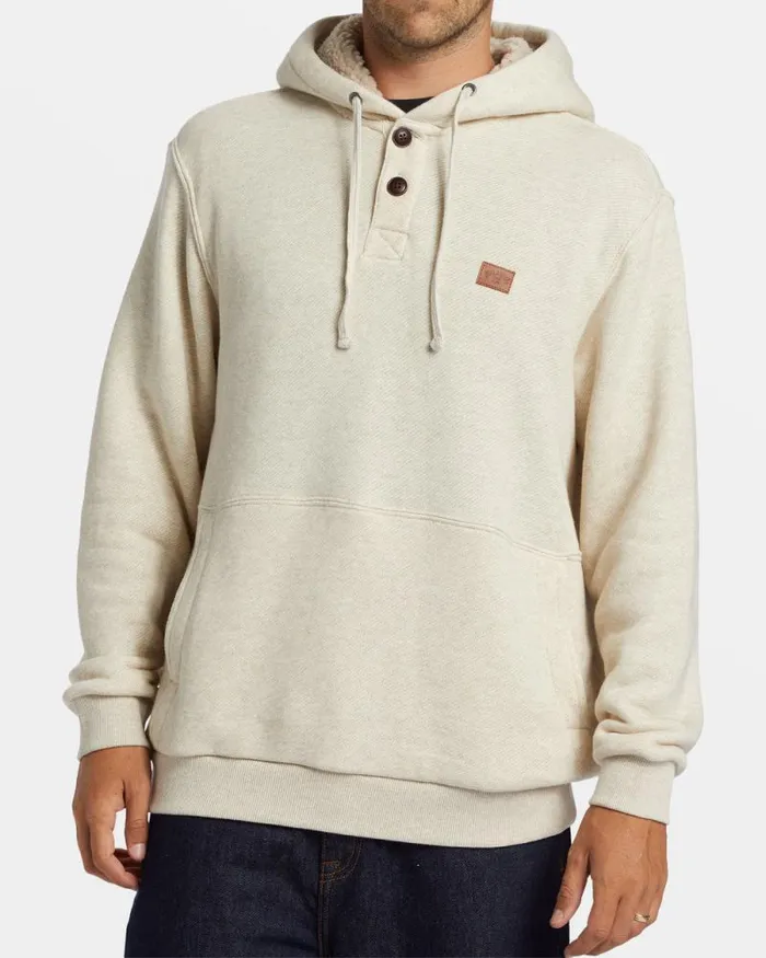 Billabong Hoodies and Fleece Hudson Hoodie Oatmeal Heather 8211 Men