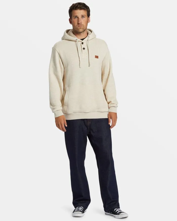Billabong Hoodies and Fleece Hudson Hoodie Oatmeal Heather 8211 Men