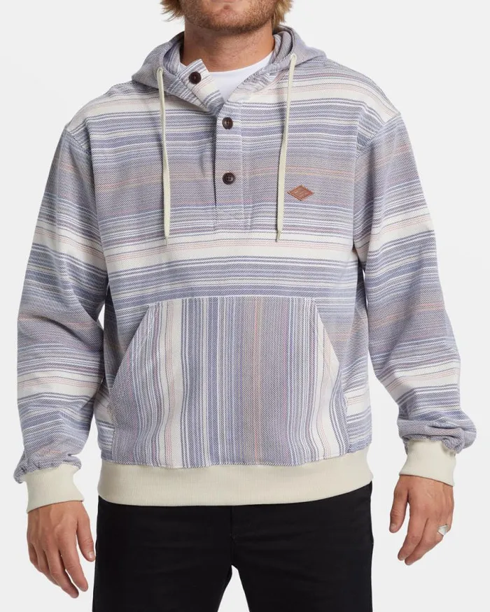 Billabong Hoodies and Fleece Rancho Hoodie Slate Blue 8211 Men