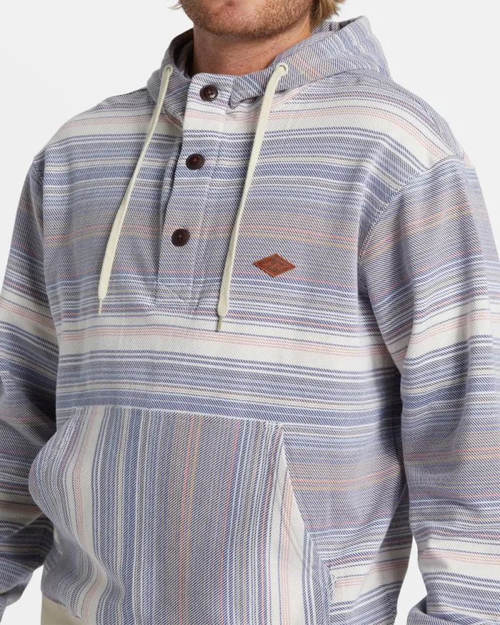 Billabong Hoodies and Fleece Rancho Hoodie Slate Blue 8211 Men