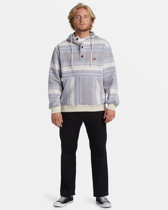 Billabong Hoodies and Fleece Rancho Hoodie Slate Blue 8211 Men
