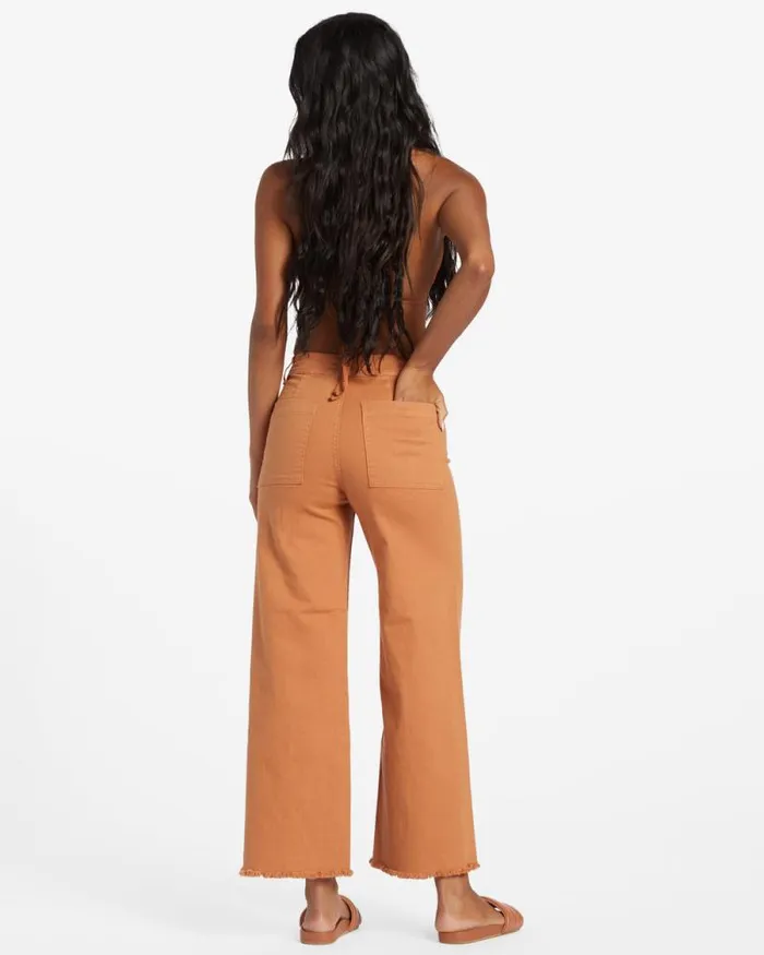 Billabong Jeans and Pants Free Fall HighWaist Pants Toffee 8211 Women