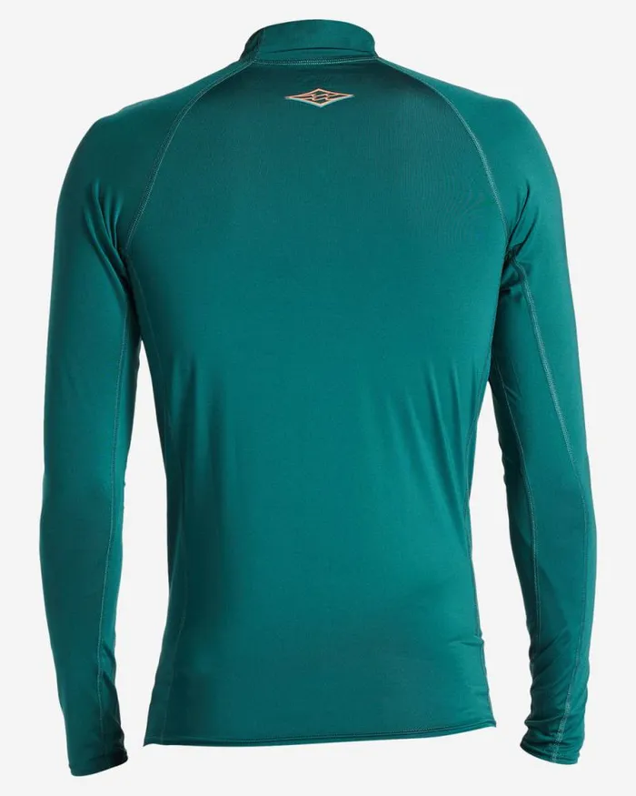 Billabong Rashguards and Surf Tees Arch Diamond Long Sleeve Upf 50 Rashguard Dark Teal 8211 Men Billabong Rashguards and Surf Tees Arch Diamond Long Sleeve Upf 50 Rashguard Dark Teal 8211 Men