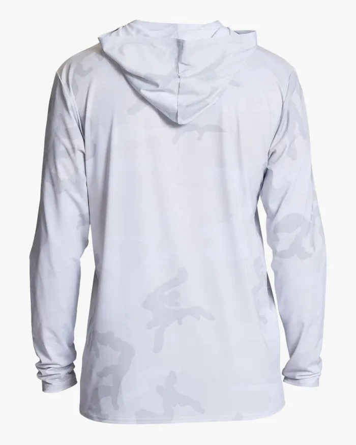 Billabong Rashguards and Surf Tees Arch Mesh Hooded UPF 50 Long Sleeve Rashguard White Camo 8211 Men Billabong Rashguards and Surf Tees Arch Mesh Hooded UPF 50 Long Sleeve Rashguard White Camo 8211 Men