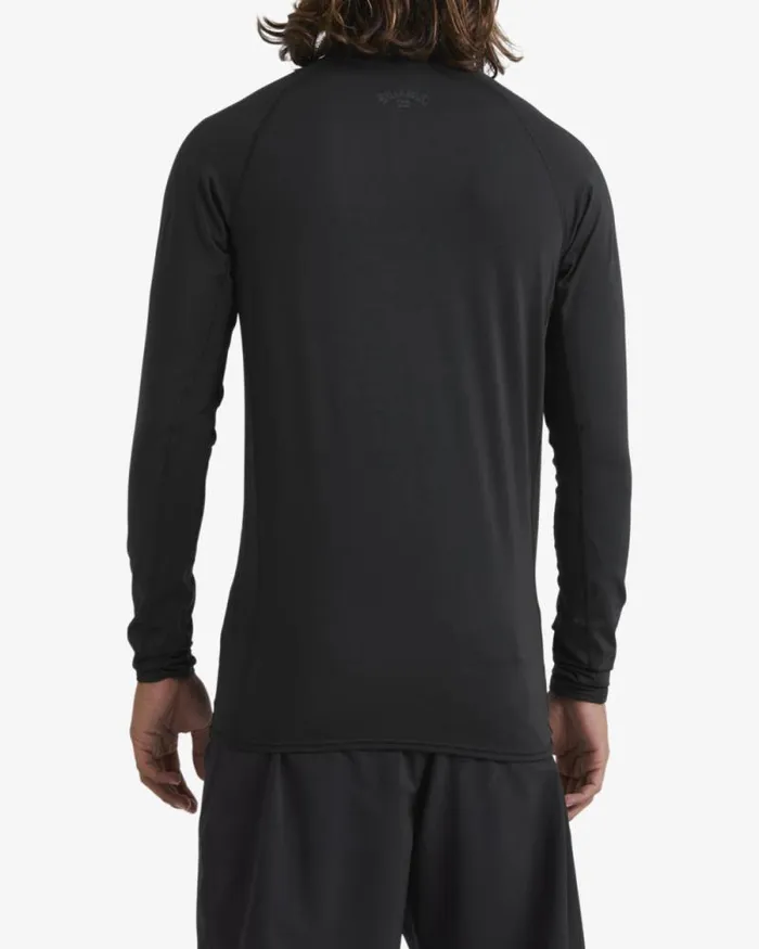 Billabong Rashguards and Surf Tees Arch Wave Performance Fit Long Sleeve Surf Tee Black 8211 Men Billabong Rashguards and Surf Tees Arch Wave Performance Fit Long Sleeve Surf Tee Black 8211 Men
